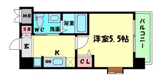 西長堀駅 徒歩9分 4階の物件間取画像